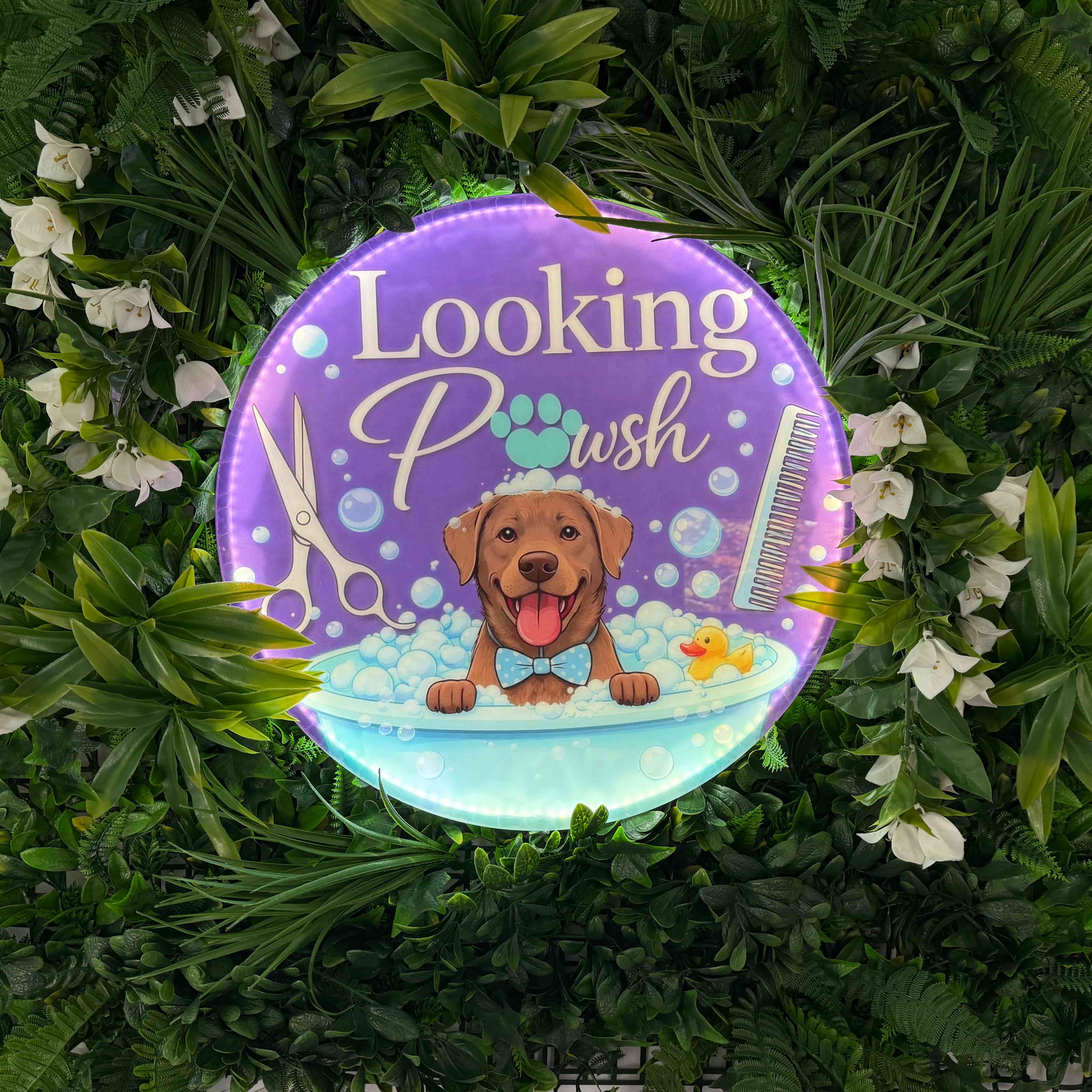 Logo with flowers